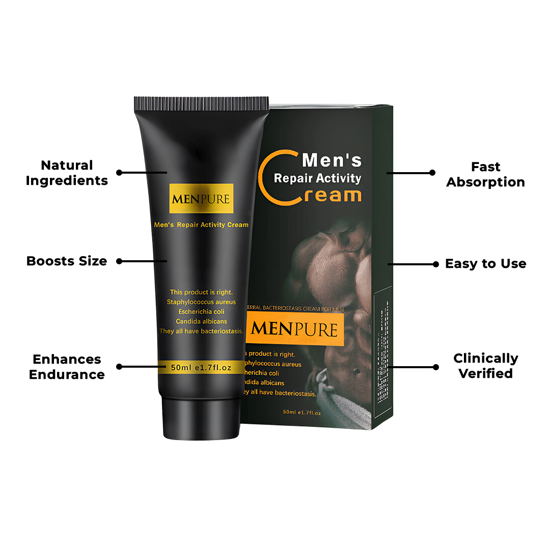 Meet Menpure Men’s Repair Activity Cream, Your All-in-One Confidence & Care Formula